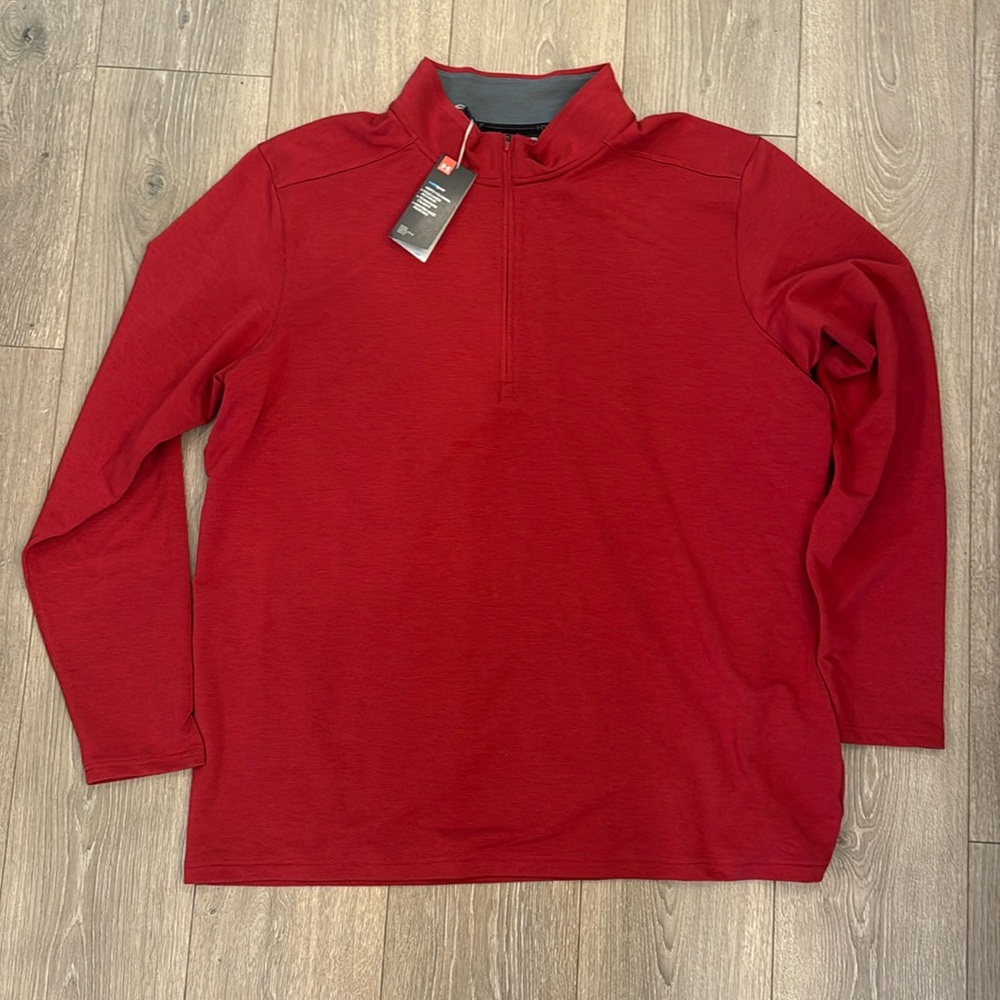 Men’s Under Armour 1/4 zip golf shirt 3XL NWT
